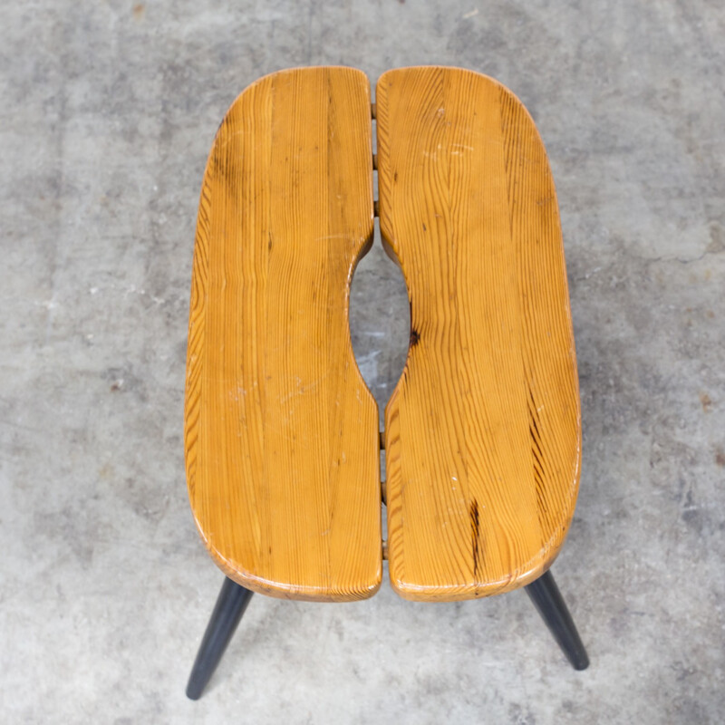 Set of 3 stools by Ilmari Tapiovaara ‘prikka’ for Laukaan Puu - 1950s