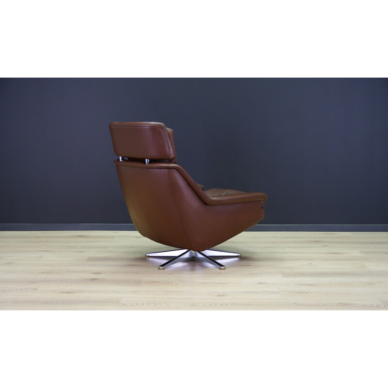 Armchair and footstool by Werner Langenfeld for ESA Møbelværk - 1970s