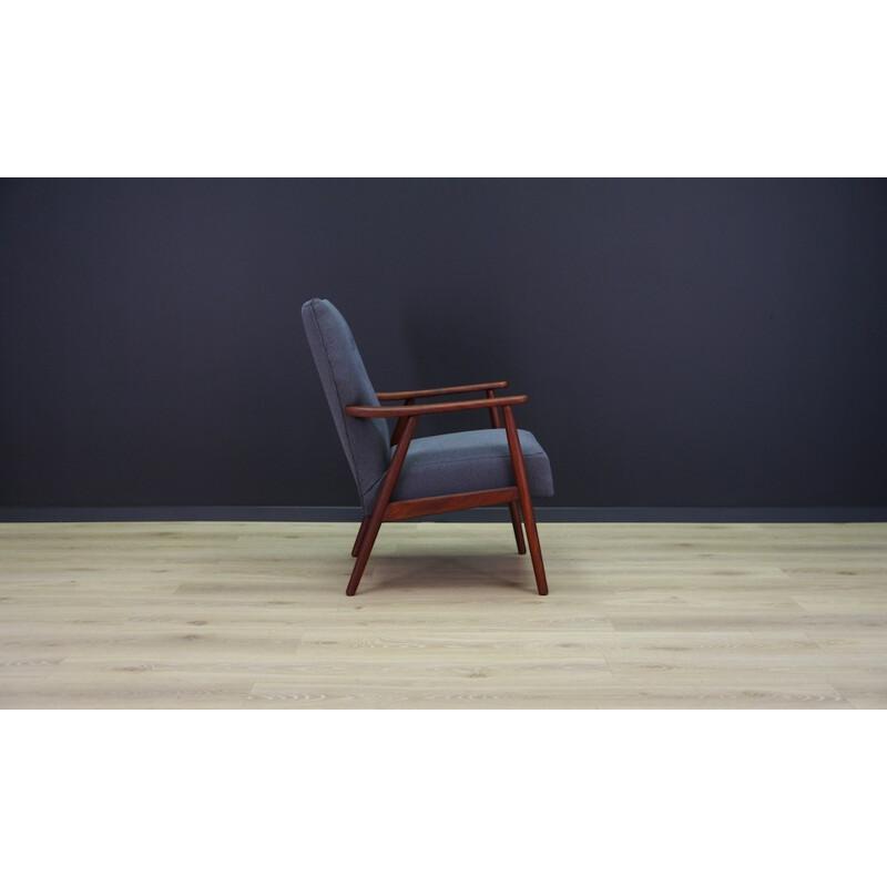 Vintage Scandinavian teak armchair - 1970s