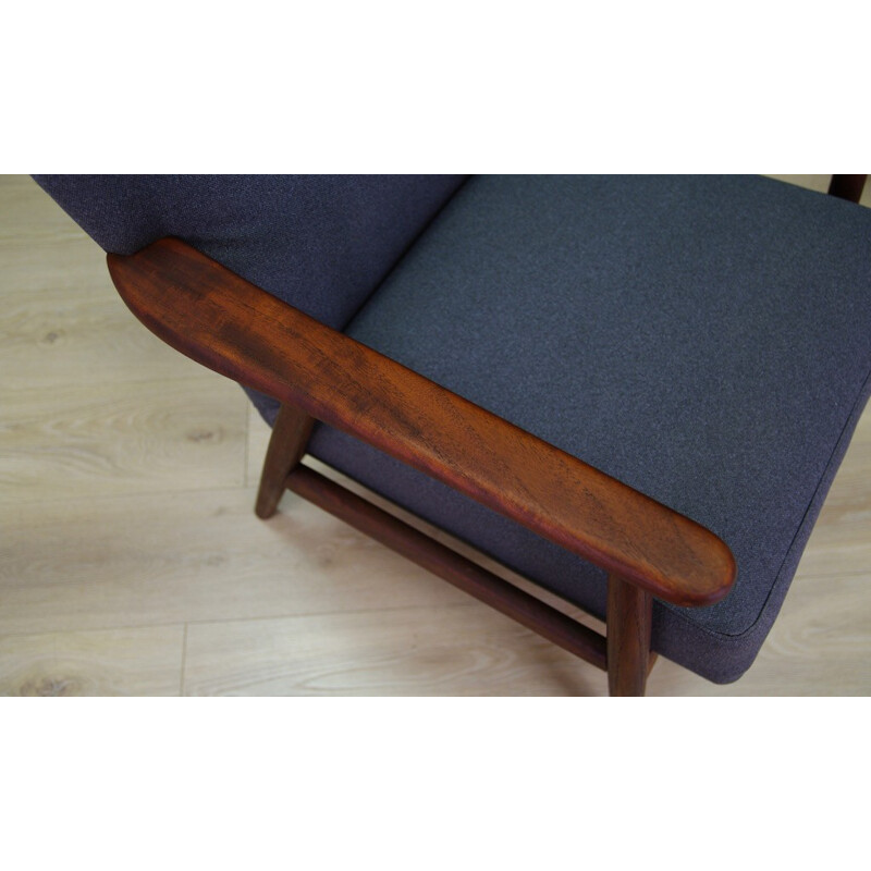 Vintage Scandinavian teak armchair - 1970s