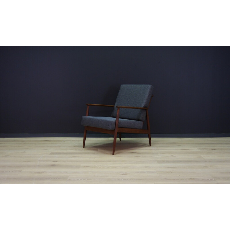 Vintage Scandinavian armchair in teak - 1970s