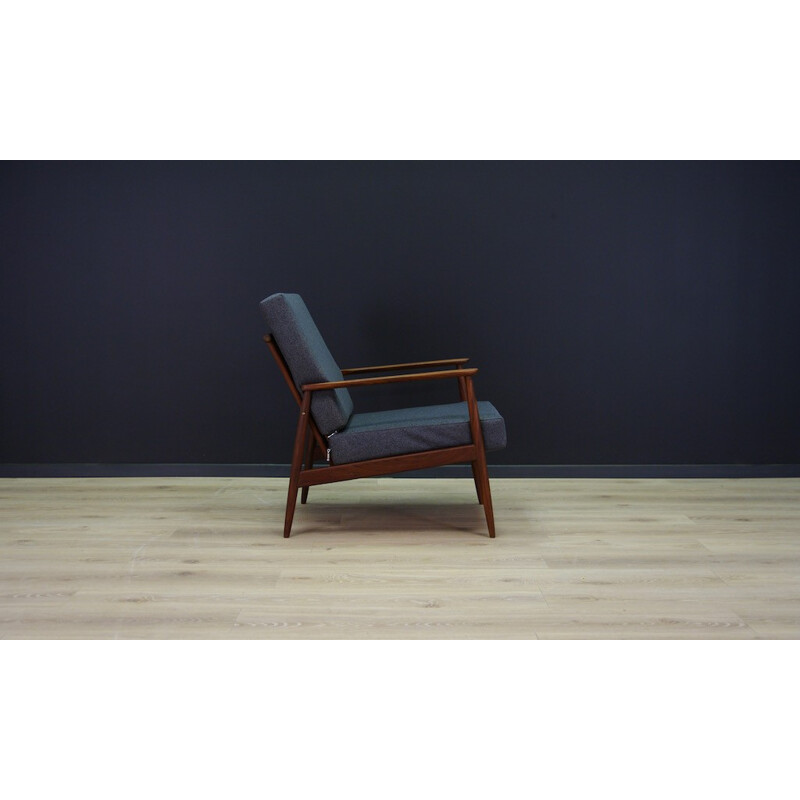 Vintage Scandinavian armchair in teak - 1970s