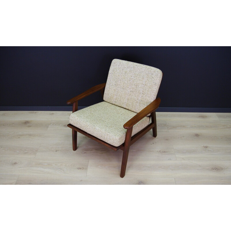 Vintage Scandinavian armchair in teak - 1960s