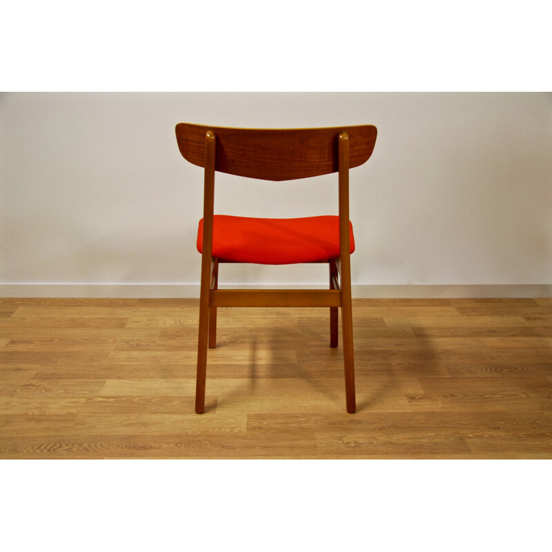 Set of 6 Danish dining chairs in teak, Farstrup - 1960s