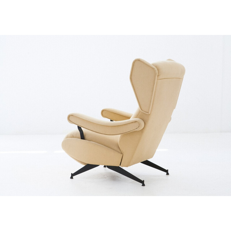 Oscar Reclining vintage lounge chair by Nello Pini - 1960s
