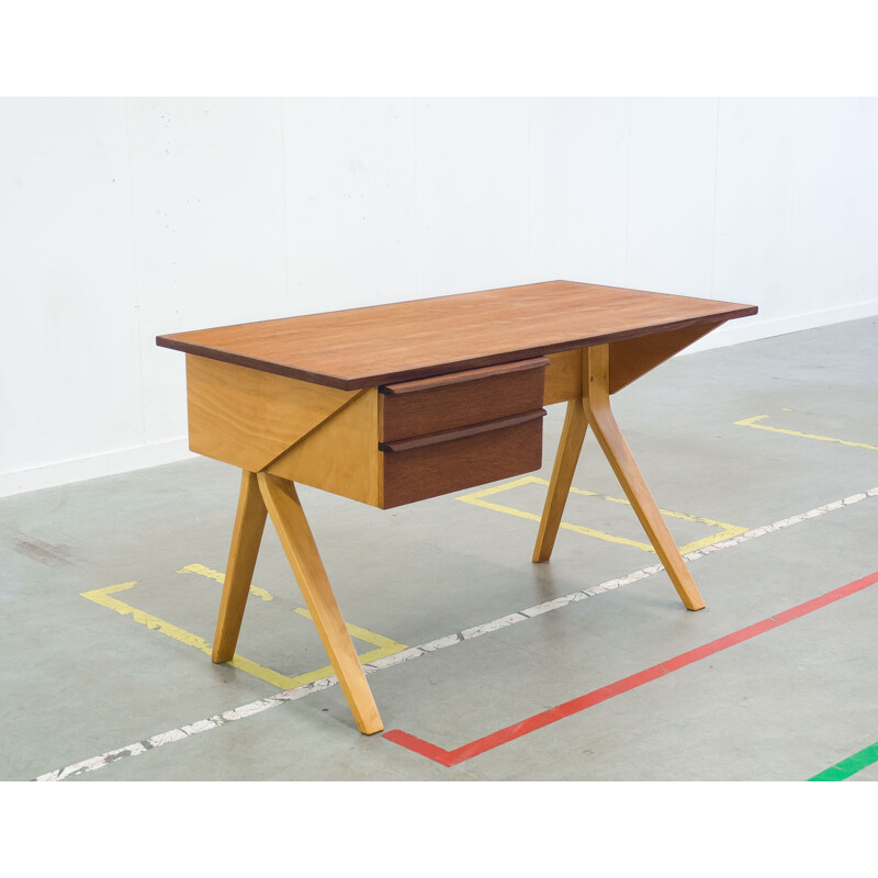 Vintage desk "EB02" by Cees Braakman for Pastoe - 1950s