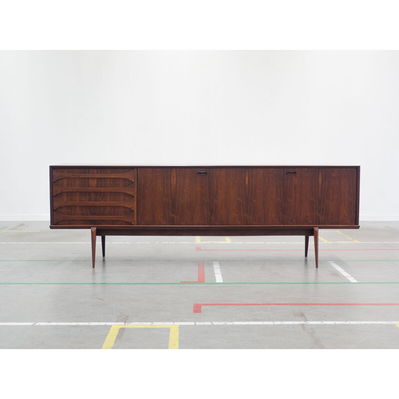 Vintage rosewood sideboard "Paola"  V Form XL by Oswald Vermaercke - 1950s