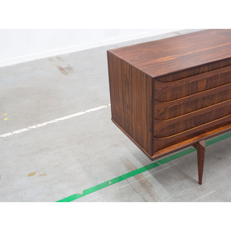 Vintage rosewood sideboard "Paola"  V Form XL by Oswald Vermaercke - 1950s