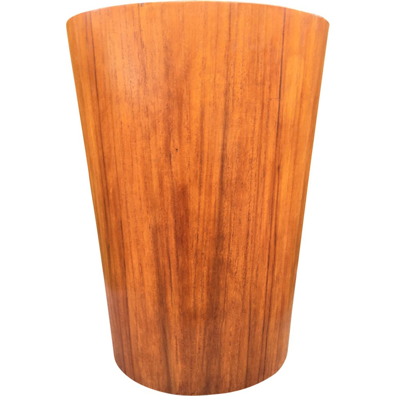 Vintage Large Teak vase by Martin Aberg for Servex - 1960s