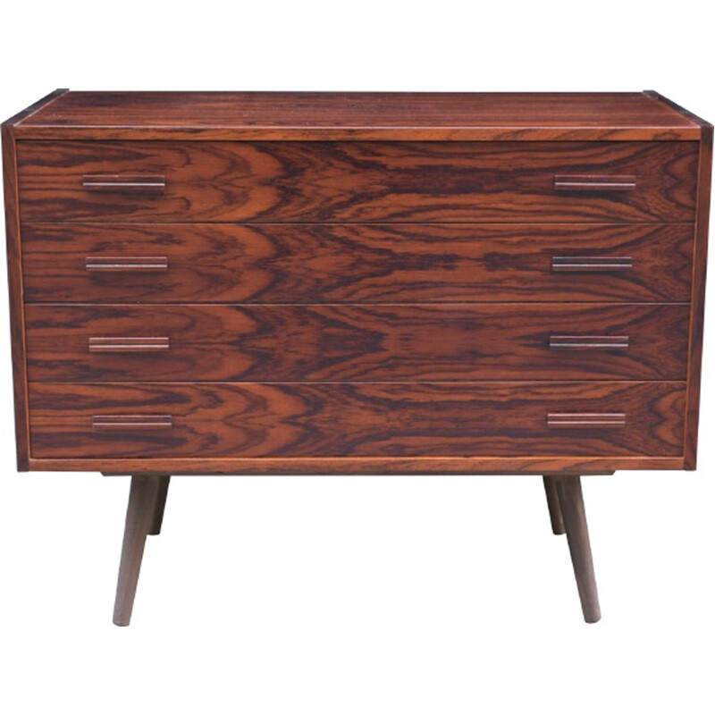 Vintage scandinavian Rosewood Chest of drawers - 1970s