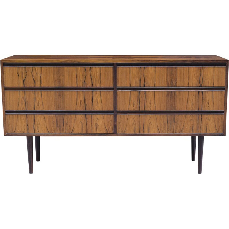 Vintage Danish Rosewood Chest of drawers - 1970s