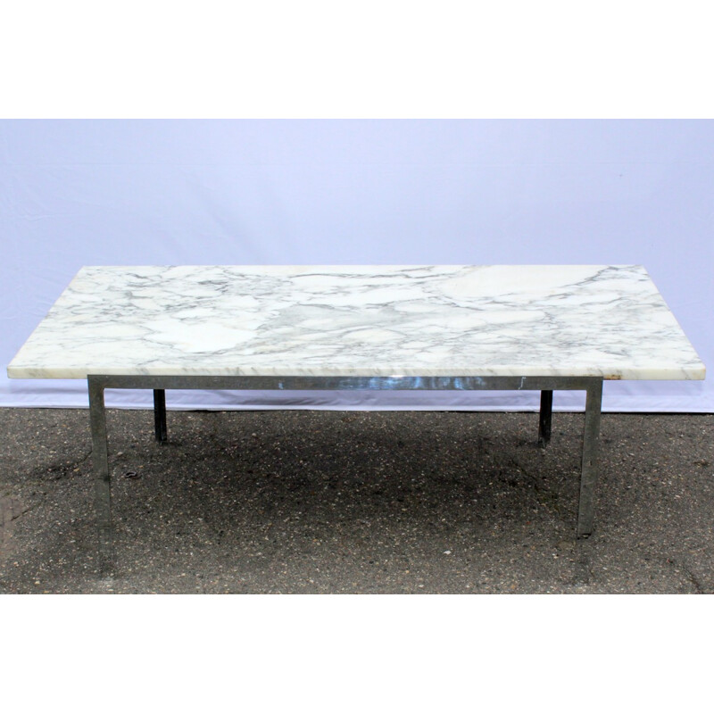 A grey marble coffee table by Florence Knoll - 1960s