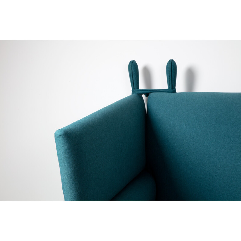 Light Blue Sofa by Walter Knoll - 1950s