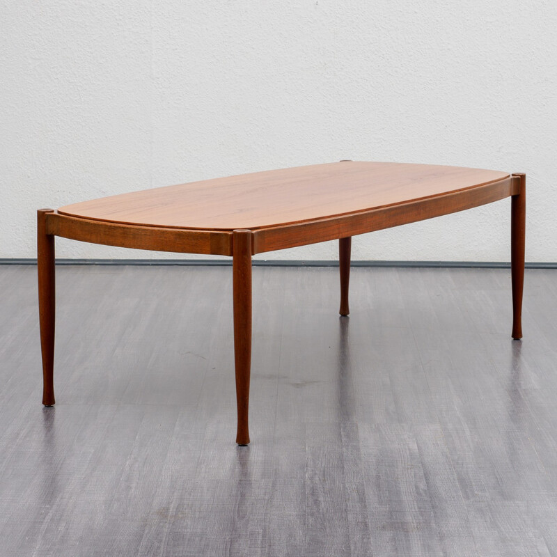 Scandinavian teak coffee table - 1960s