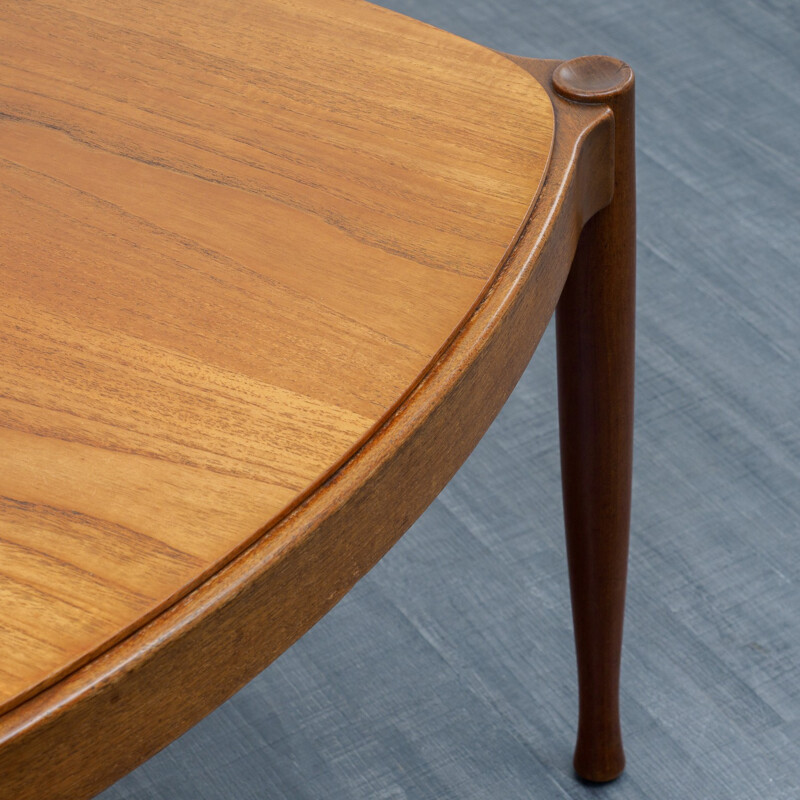 Scandinavian teak coffee table - 1960s