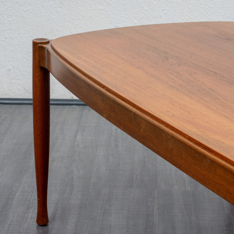 Scandinavian teak coffee table - 1960s