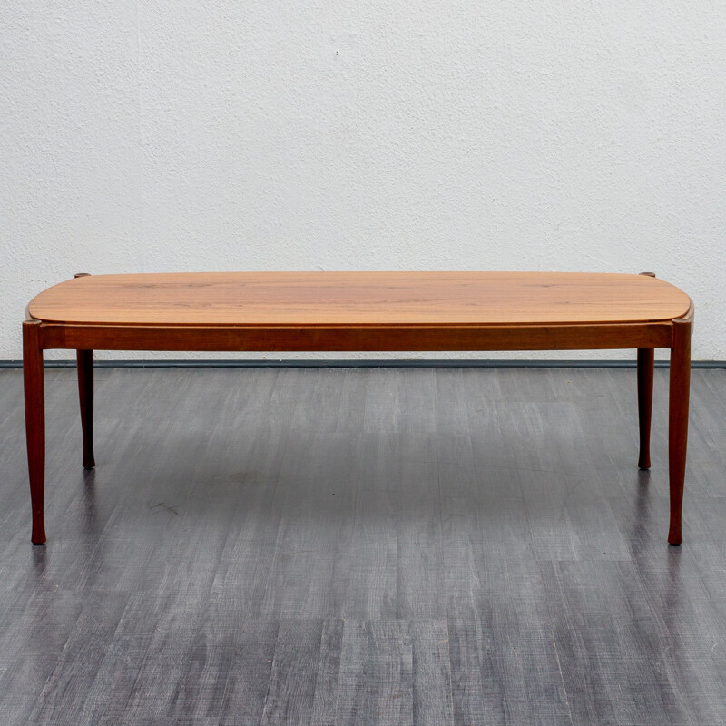 Scandinavian teak coffee table - 1960s