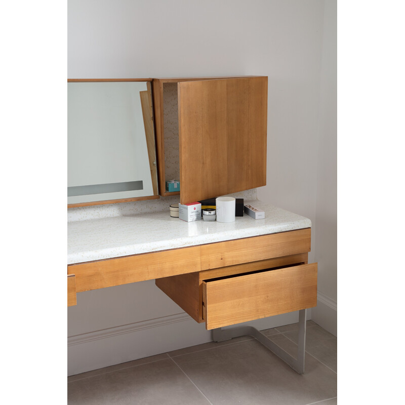 Vintage Dressing Table by Gunther Hoffstead for Uniflex - 1960s