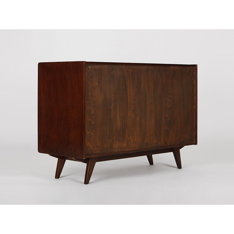 Vintage oak sideboard by Jiri Jiroutek for Interier Praha - 1960s