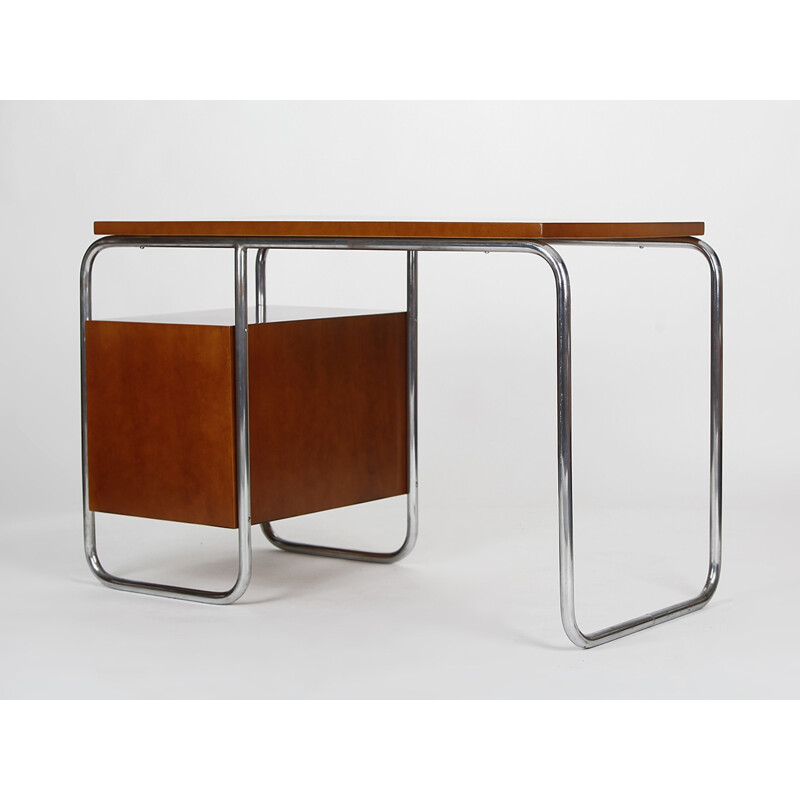 Tubular Desk in steel and wood - 1930s