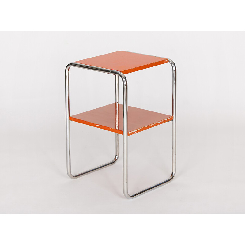 Tubular steel side table by Rudolf Vichr - 1930s