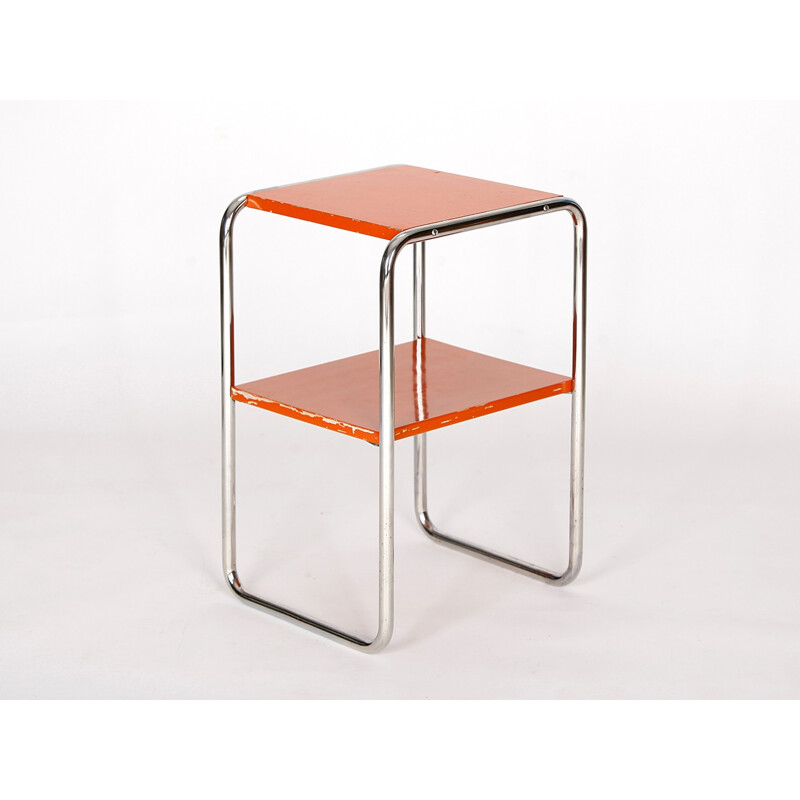 Tubular steel side table by Rudolf Vichr - 1930s