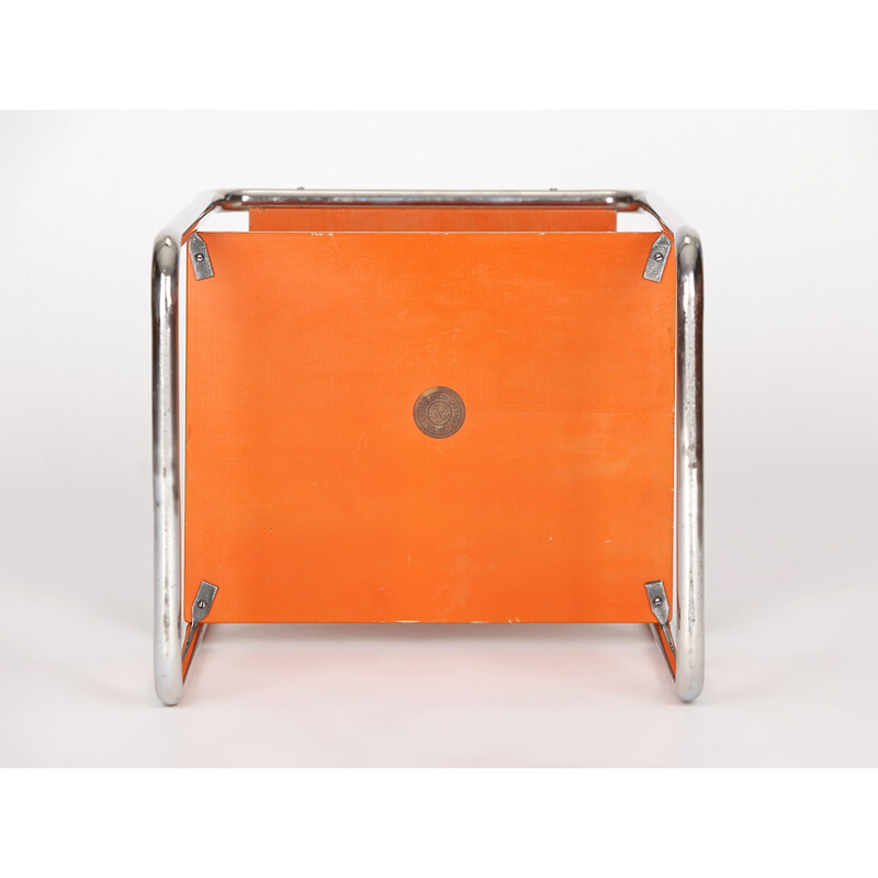 Tubular steel side table by Rudolf Vichr - 1930s