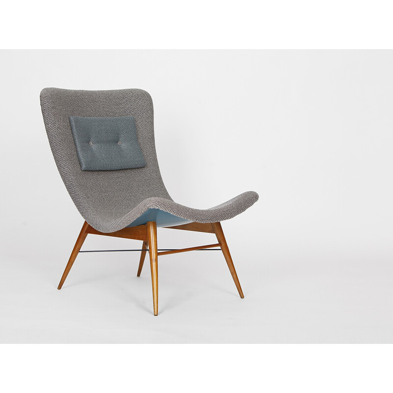 Vintage Lounge Chair by Miroslav Navratil for Cesky Nabytek - 1960s