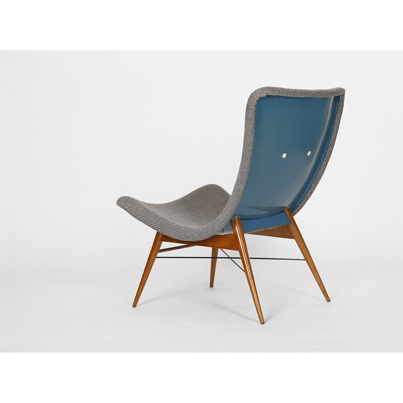 Vintage Lounge Chair by Miroslav Navratil for Cesky Nabytek - 1960s