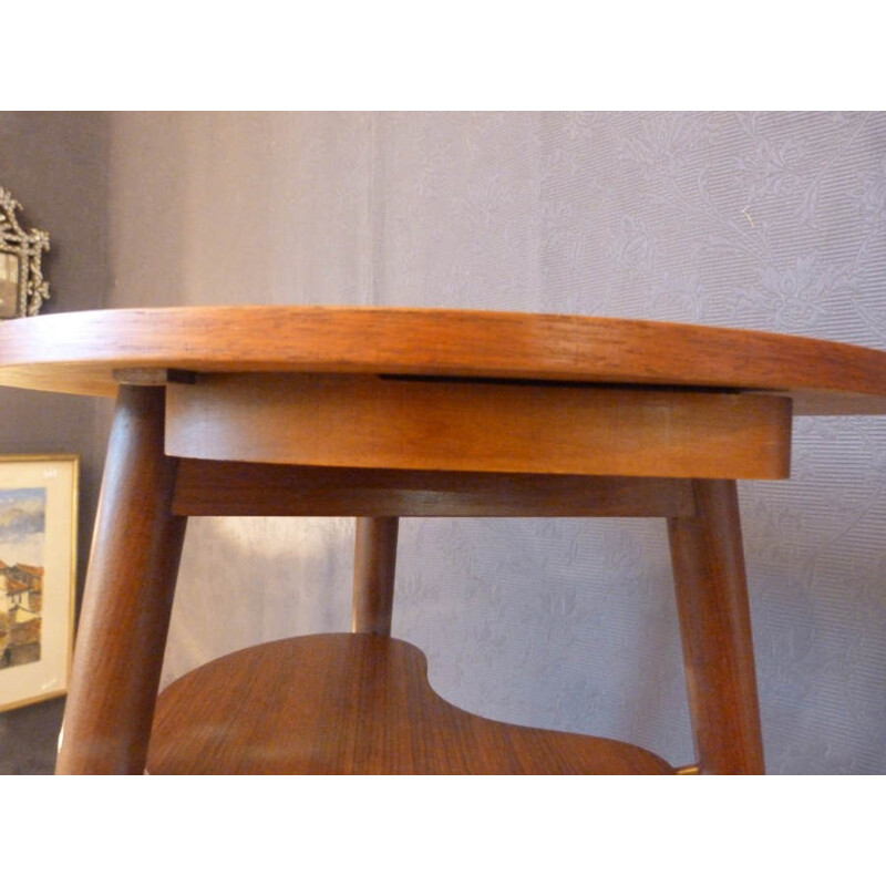 Vintage Scandinavian side table produced by Gorm Mobler - 1960s