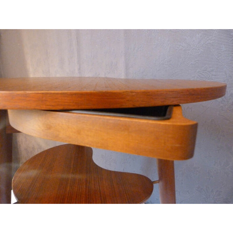 Vintage Scandinavian side table produced by Gorm Mobler - 1960s