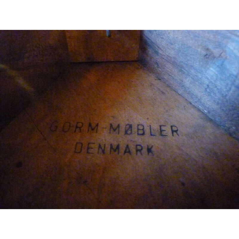 Table d'appoint vintage scandinave par Gorm Mobler - 1960 