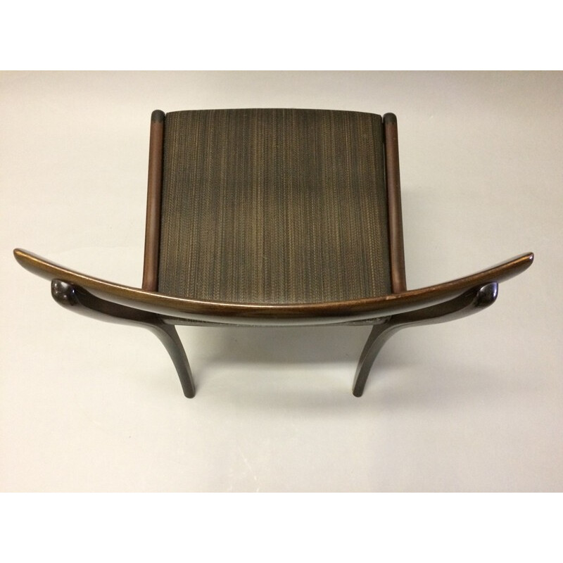 Set van 4 vintage mahoniehouten stoelen door Ole Wanscher voor Poul Jeppesen, 1960