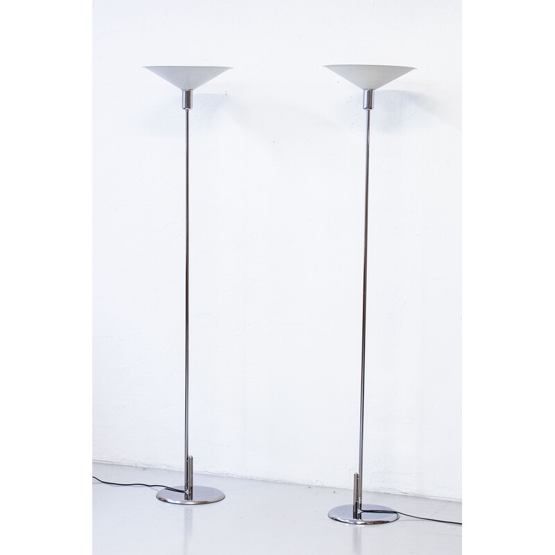 Pair of Floor Lamps by Lindau & Lindekrantz for Zero Interior - 1970s
