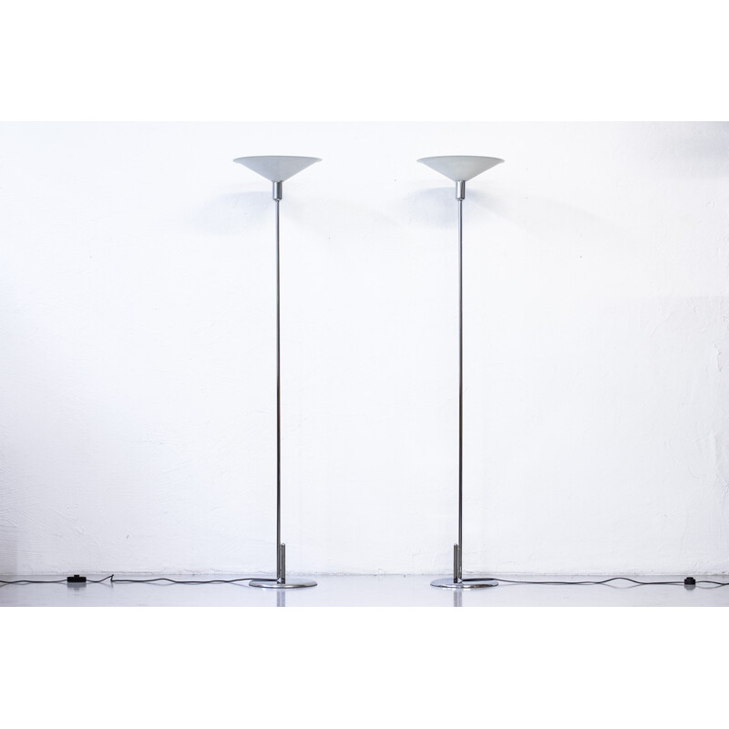 Pair of Floor Lamps by Lindau & Lindekrantz for Zero Interior - 1970s