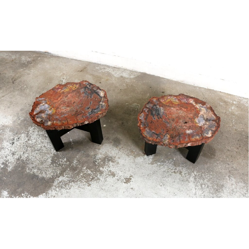Two side tables by Ado Chale - 1970s