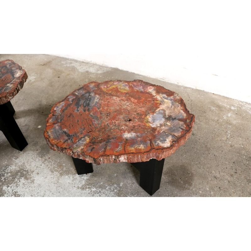 Two side tables by Ado Chale - 1970s