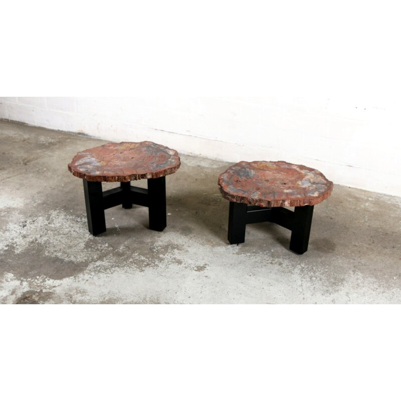 Two side tables by Ado Chale - 1970s