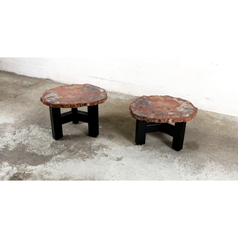 Deux tables d'appoint par Ado Chale - 1970