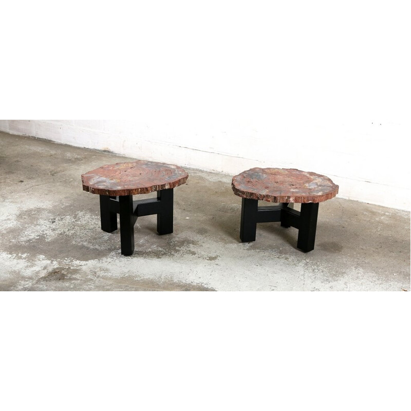 Deux tables d'appoint par Ado Chale - 1970