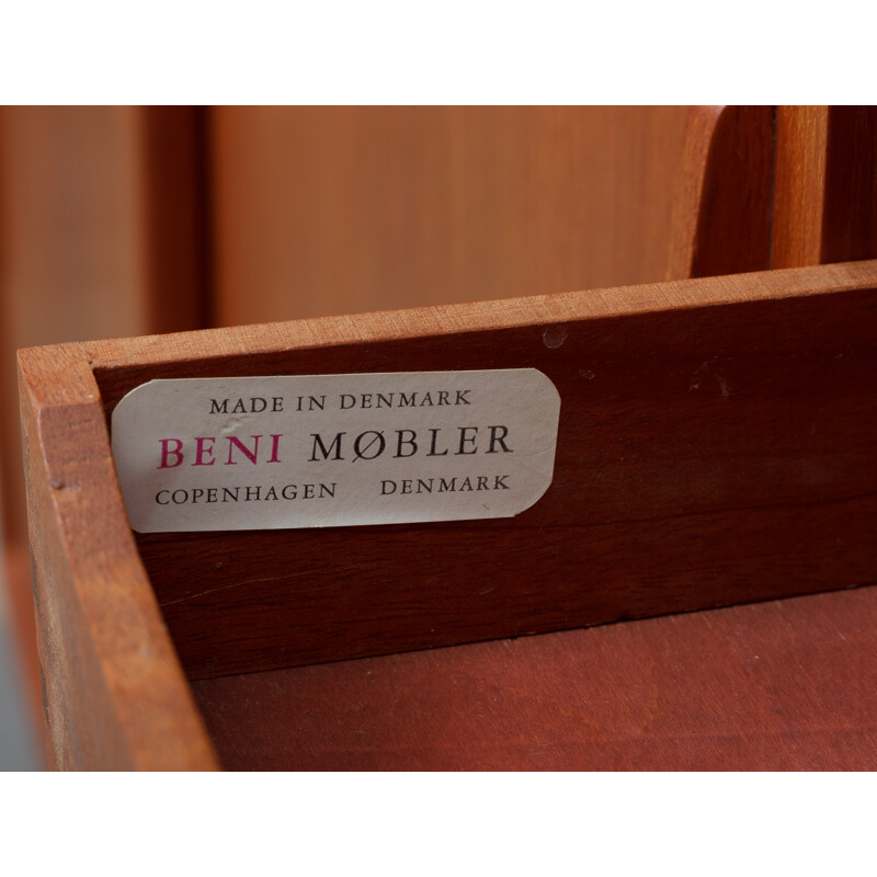 Danish highboard in teak for Beni Mobler - 1960s