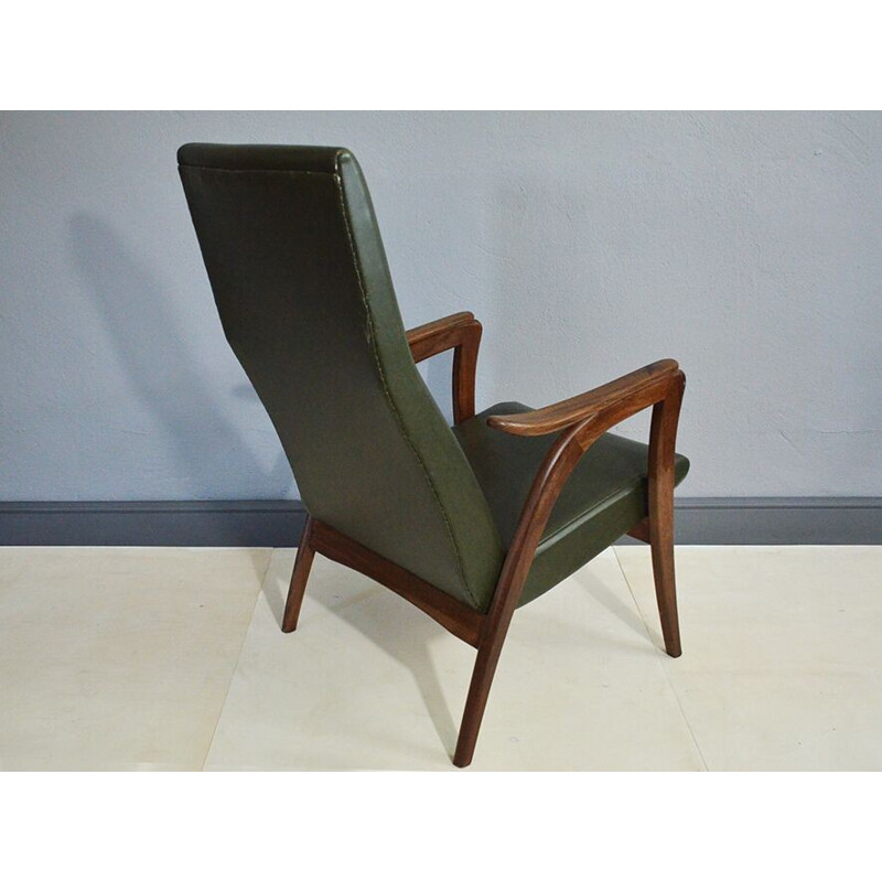 teak vintage armchair - 1960s