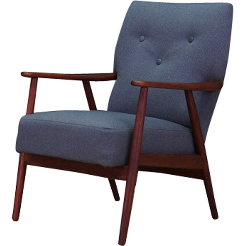 Vintage Scandinavian teak armchair - 1970s