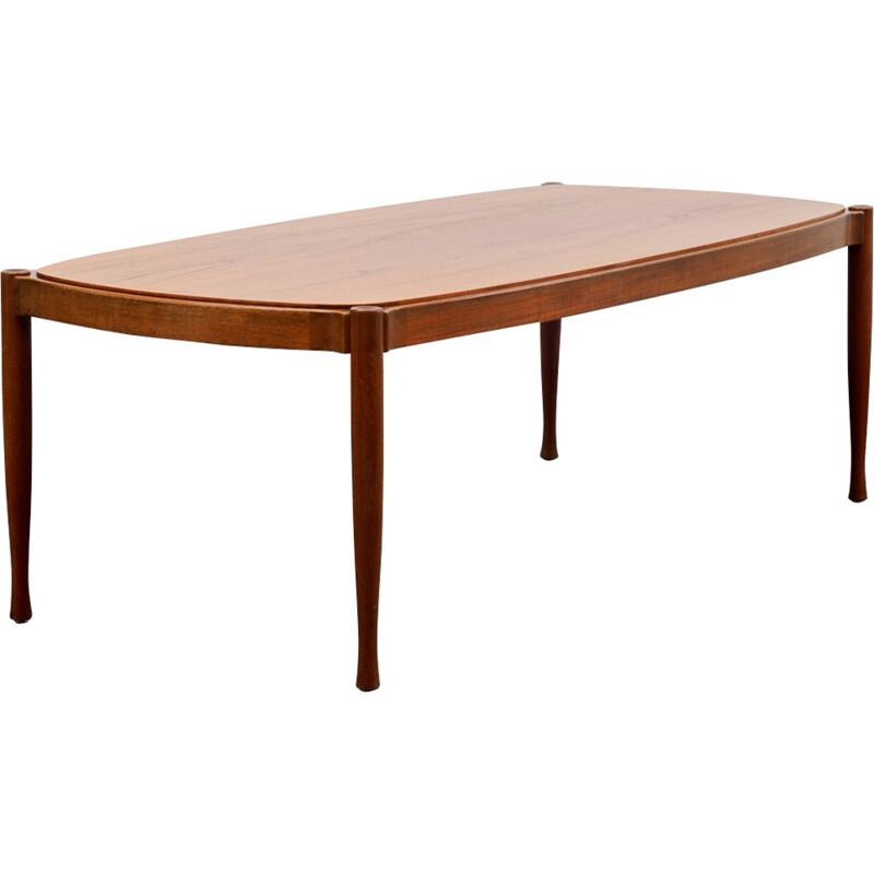 Scandinavian teak coffee table - 1960s