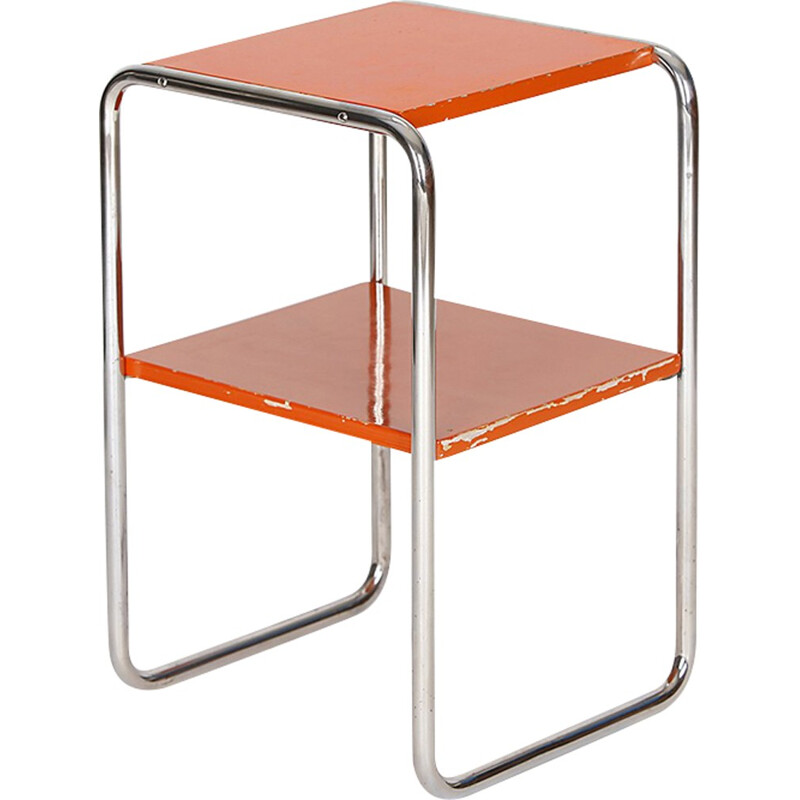 Tubular steel side table by Rudolf Vichr - 1930s