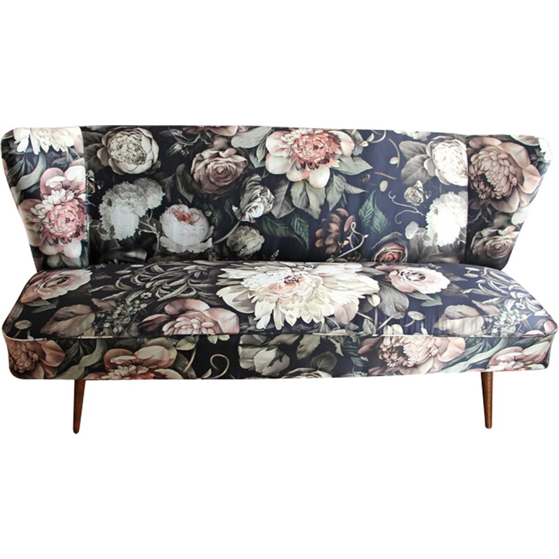 Vintage sofa in fabric by Ellie Cashman Design - 1950s