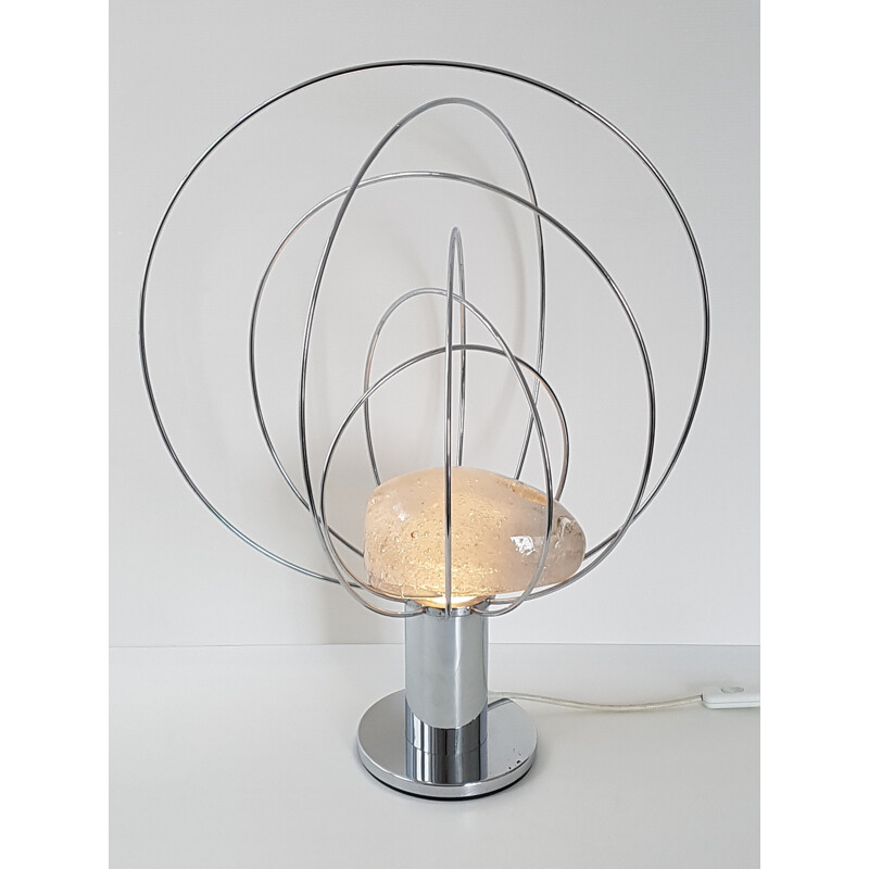 Lampe de table de Angelo Brotto, édition Fase - 1970