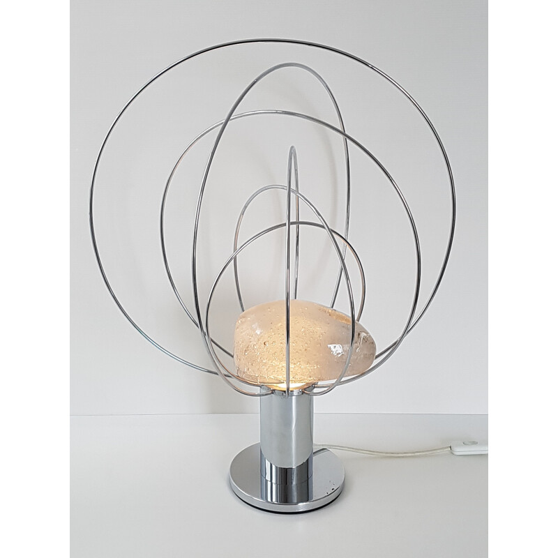 Table Lamp by Angelo Brotto, Fase Edition - 1970s