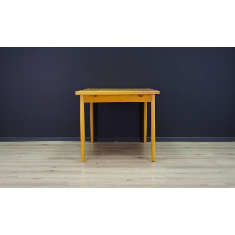 Danish Vintage Classic Ash Dining Table - 1960s