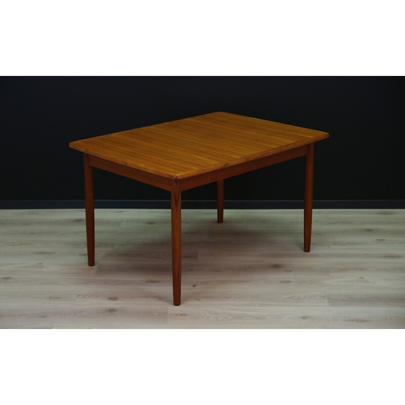 Teak Dining Table Danish Retro - 1960s